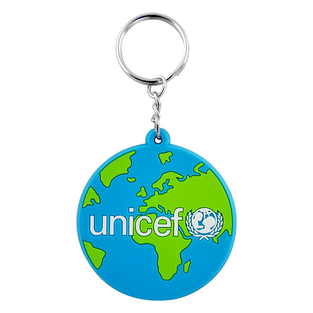 Wholesale Custom PVC Keychain 3D Soft Rubber Logo Keyring