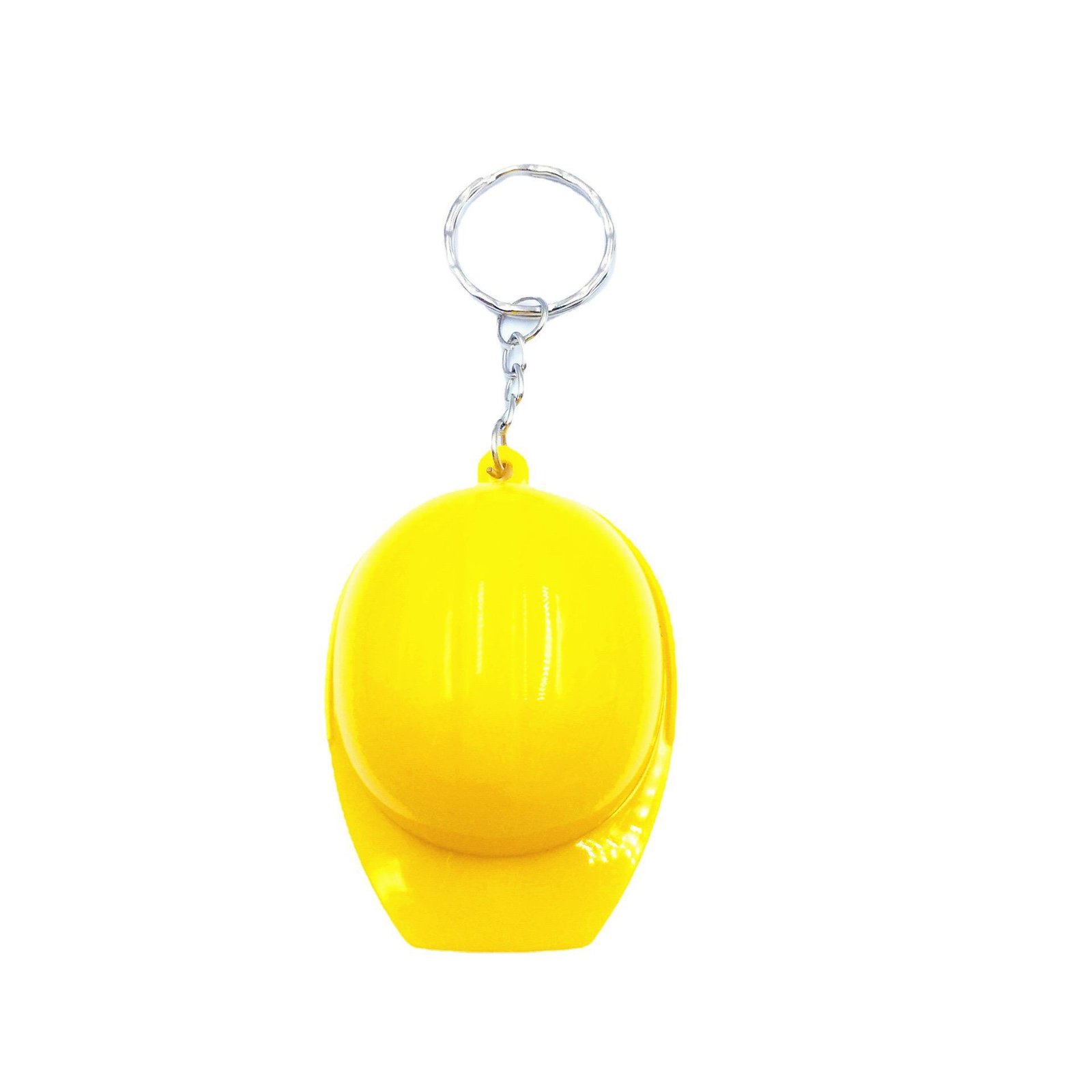 Custom Logo Promotional Plastic 3D Mini Construction Hard Hat Safety Helmet Bottle Opener Keychain Pendant