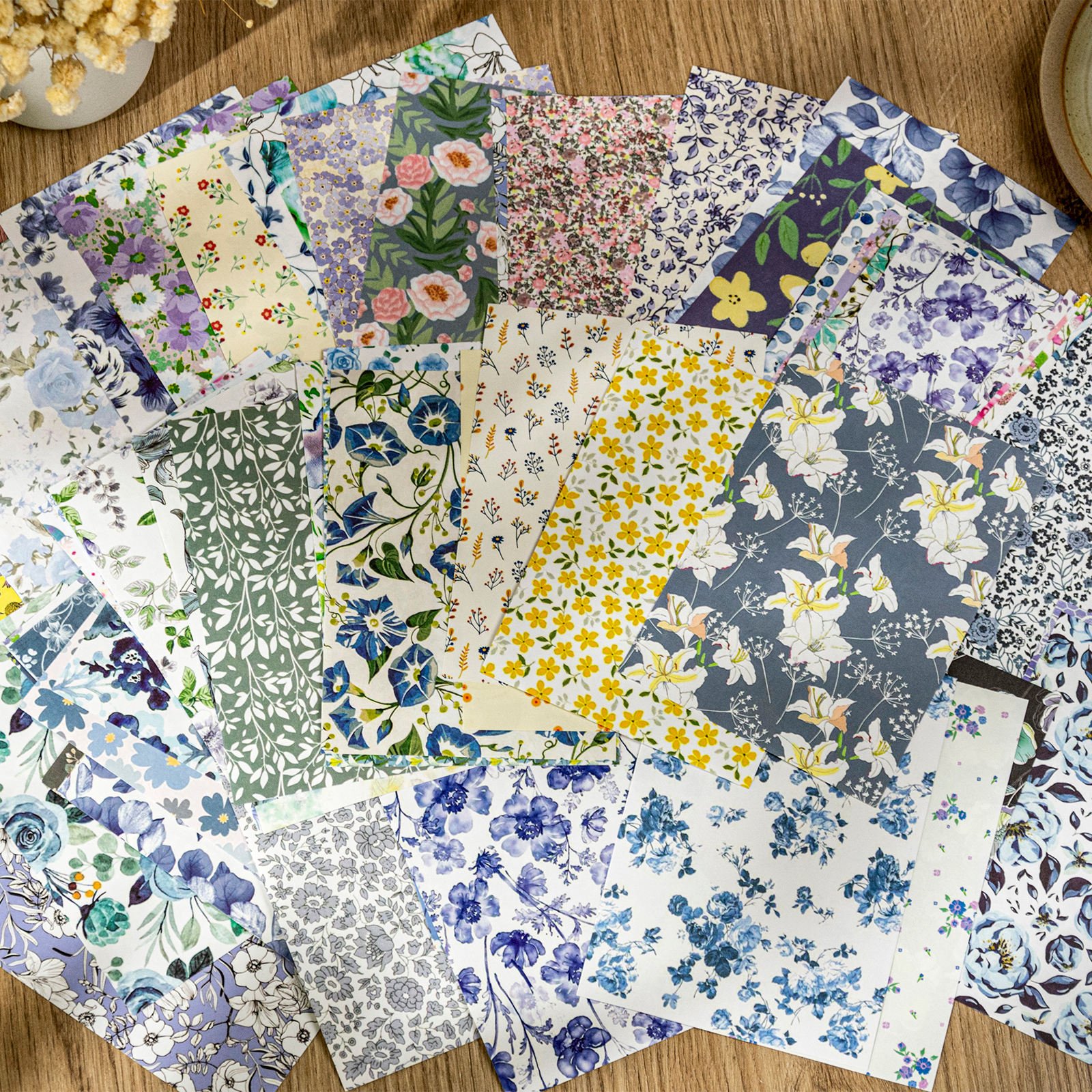 100pcs Scrapbook Paper Vintage Journaling Supplies Craft Kits for Bullet Junk Planners Aesthetic Art Collage Cottagecore Frames