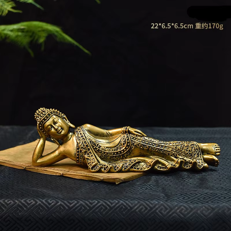 Customized Small Resin Crafts Southeast Asian Antique Buddha Head Sculpture for Home Decoration Garden Figurine Gifts