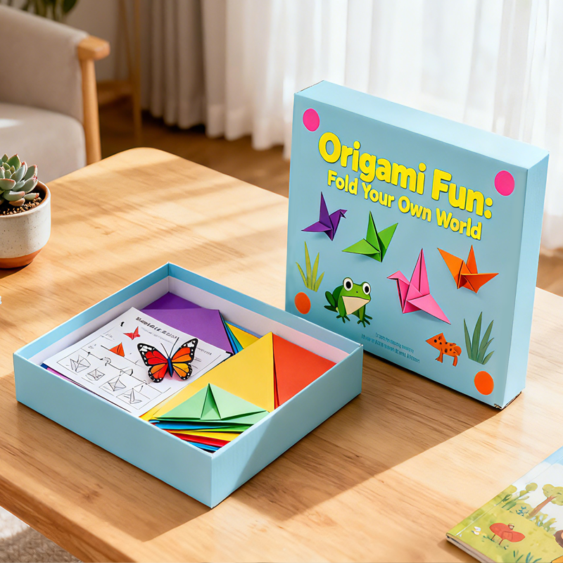 New Arrival Kawaii Origami Book Animal Paper Craft Set Children Handmade Art Book with Step-by-Step Tutorial