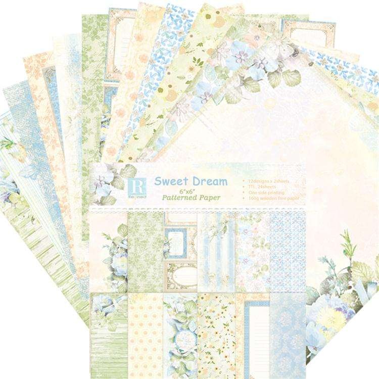 Pattern Paper Pack DIY Custom Printed Scrapbook Paper