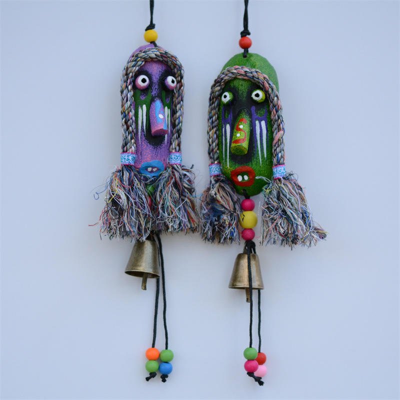 Shima Wholesale Lijiang Handcrafted Gourd, Linen, Dongba Wooden Puppet Pendants, Ornaments Decorative Items