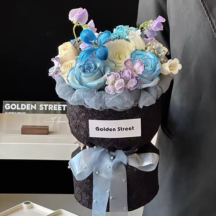 Handmade Chinese Style DIY Flower Bouquet Wrapping Paper Cloth Pulp Floral Gift Material for Art Shop or Personal Floral Gifts