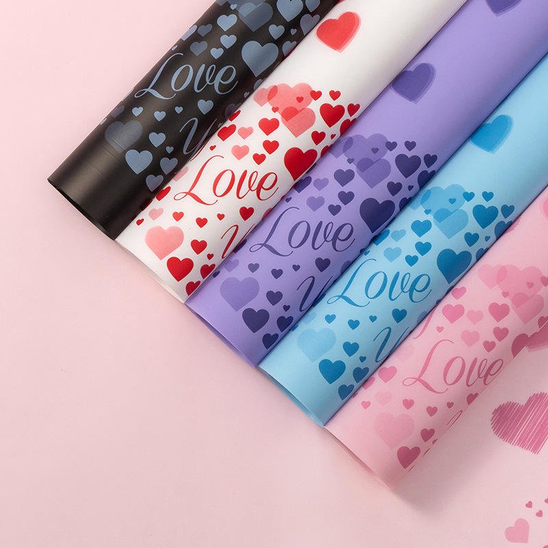 Valentine's Day DIY Waterproof Flower Art with Fresh Flower Packaging Letters Paper & Paperboards
