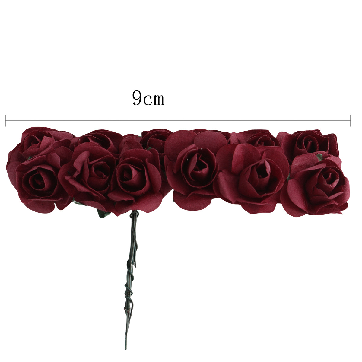 2cm 144PCS Handmade Paper Flowers for Sugar Box Packaging, Wedding Party Decorations, Elegant Craft Gift