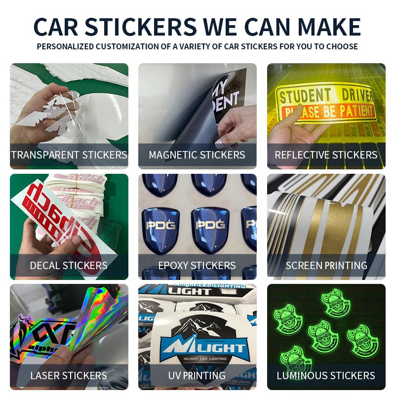 Custom Door Magnets Car Magnetic Signs Decorative Sticker for Advertising Custom Size Sticker