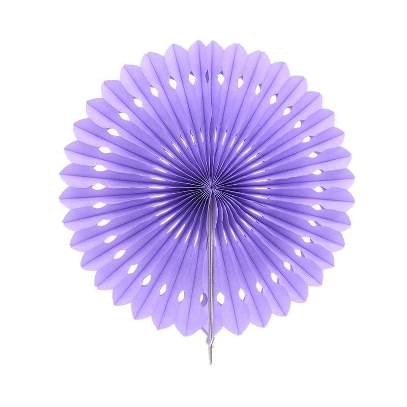Tissue Hanging Paper Fan DIY Decoration Crafts Wedding Birthday Party Flower Fan