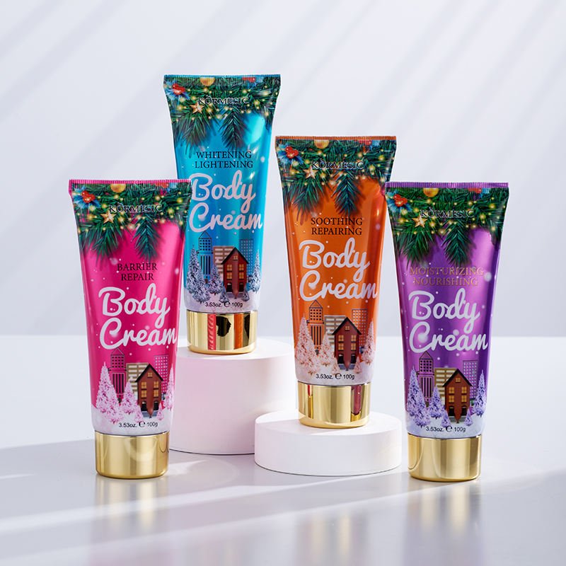 KORMESIC 120ml+100g Wholesale Romantic Temptation Christmas gift Set Fragrance body cream lotion Body Mist Spray Body Care Set