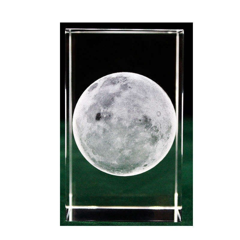 Custom Made Crystal Inner Carved Square Display Model Artifact Souvenir Gift Creative Inside