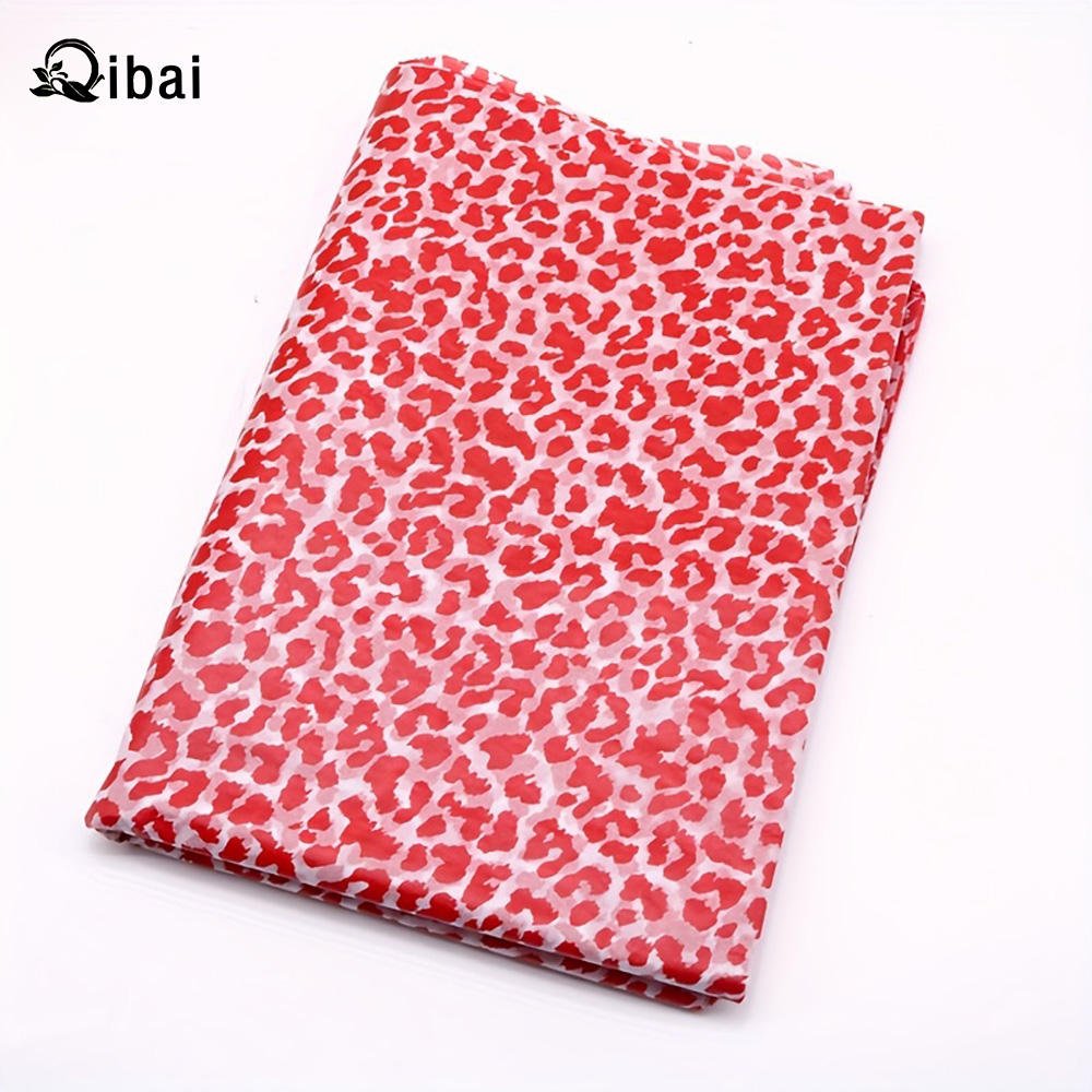 Qibai Handmade Craft Leopard Pattern Tissue Paper DIY Gift Wrapping and Party for Party Wedding Decor