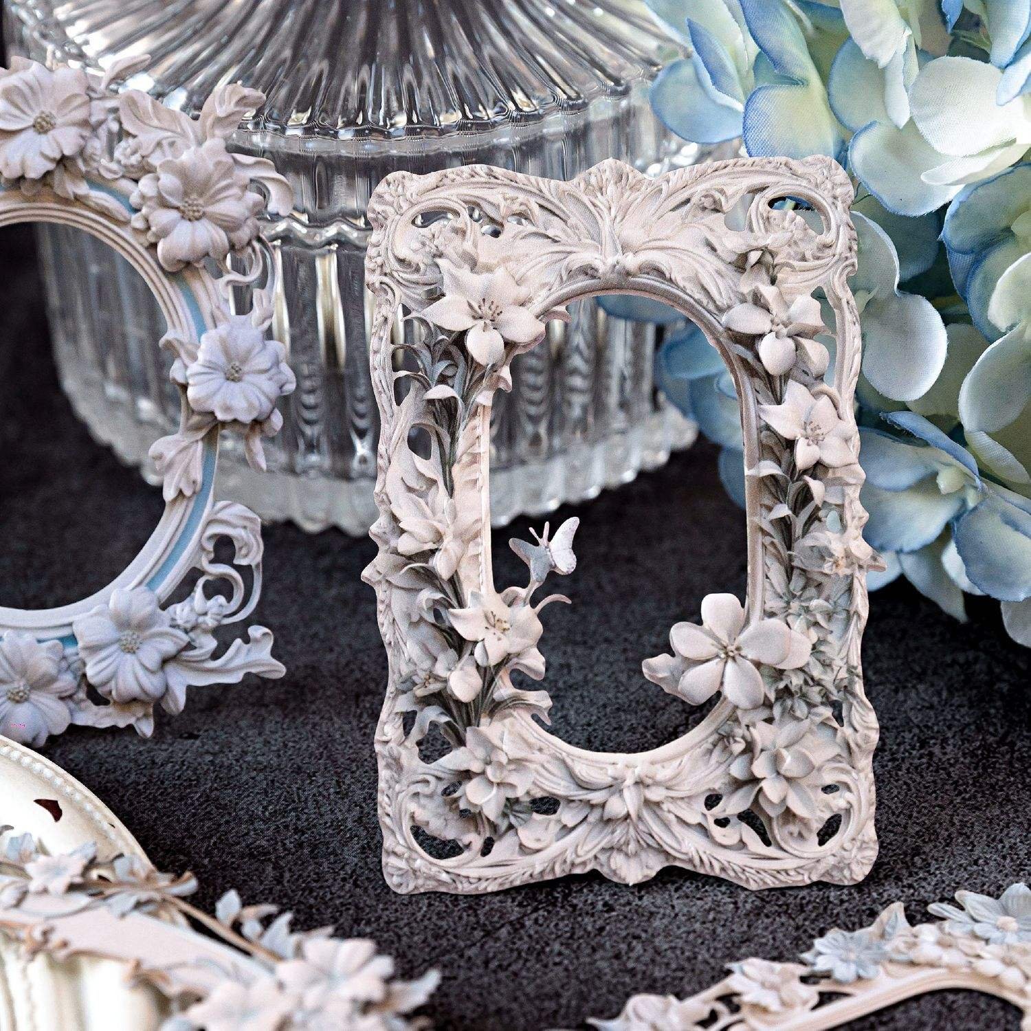 10PC Hollow Embossed Photo Frame Material Paper Junk Journal Planner Scrapbooking Vintage Diy Craft Cardstock