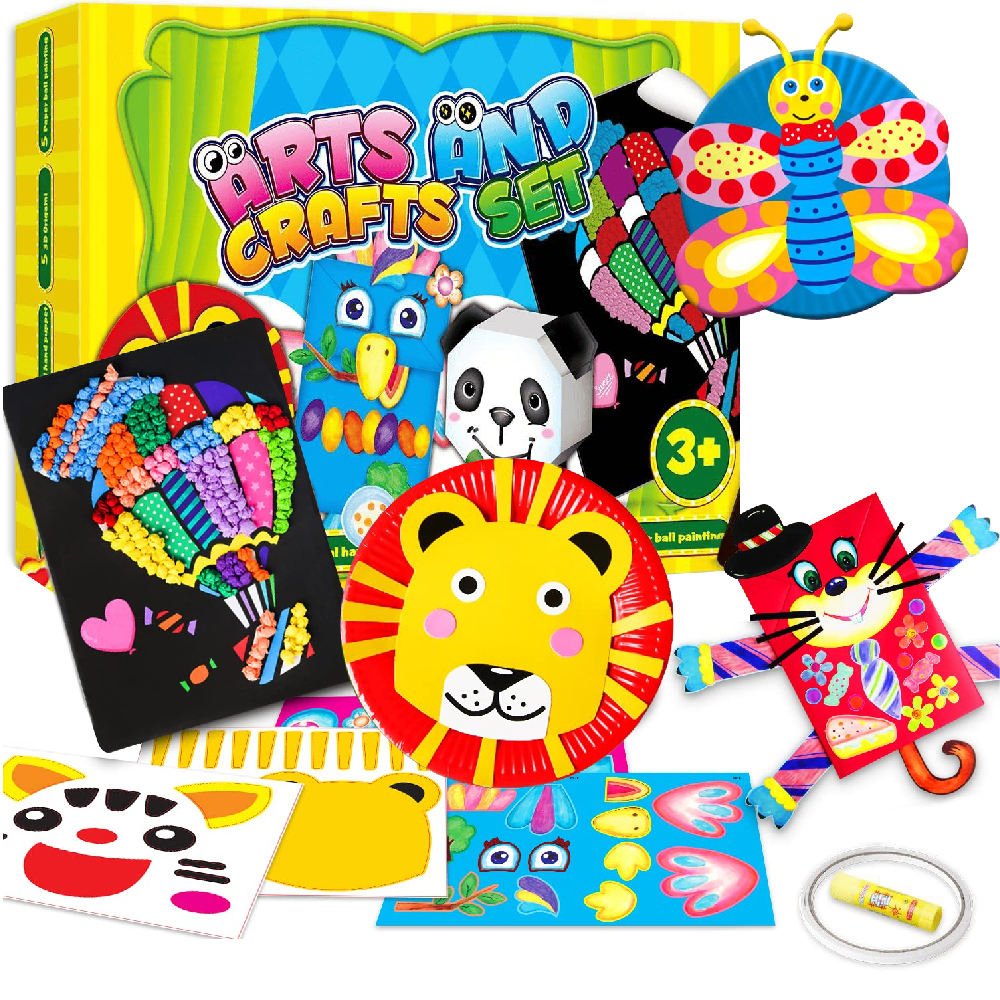 Creative Handmade Origami Paper Model 3D Stereo Animal Shape DIY Paper Craft Kit with Guide Book Patterns for Kids Gift Boy Girl