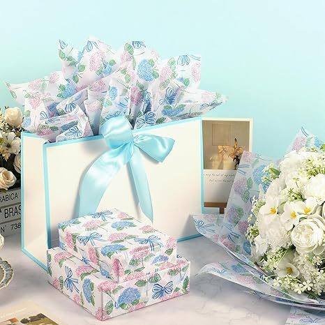 Eco Friendly Luxury Recycled Gift Wrapping Printed for Certified Tissue Paper Custom Design Logo Custom Shape Four-Color