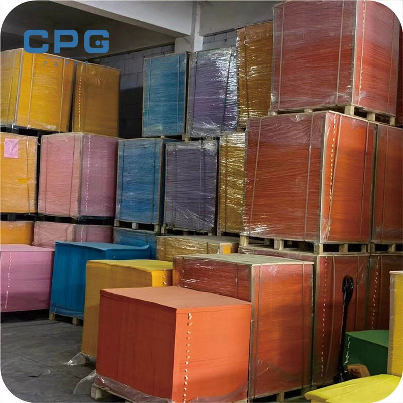 Bulk OEM Custom 160gsm A4 Size Color Cardstock Double-Sided DIY Handcraft Scrapbooking Material Artistic Craft Paper