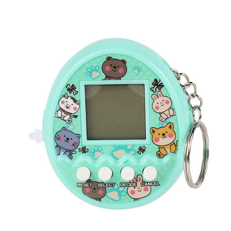 New Arrival Wholesale 3d Cartoon PP Plastic Kids Cartoon Designer Car Key Chain Ring Toy Keyring Retro Game Keychain