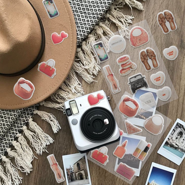 3D Epoxy Stickers Self-adhesive Decals Sticker for Journaling DIY Craft Phone Cases Decoration
