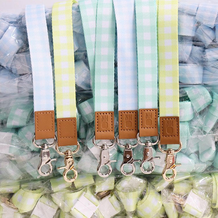 Kofei New Arrival Customization Polyester Twill Lanyards With White Safety Buckle