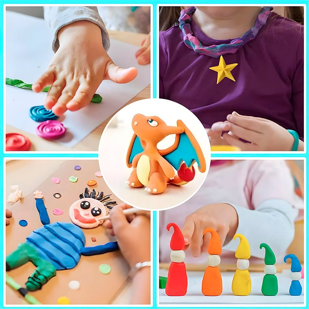 ELE-GATE PA.NNM.1116 24 Colors Moldable Polyfoam Crafts Versatile Foam Inflatable Toys