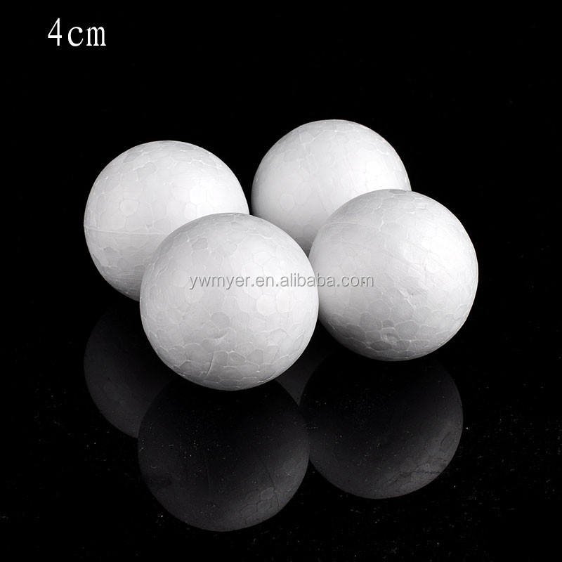 40mm Polystyrene Polyfoam Ball Craft Ball for Christmas Tree Decoration and Children DIY