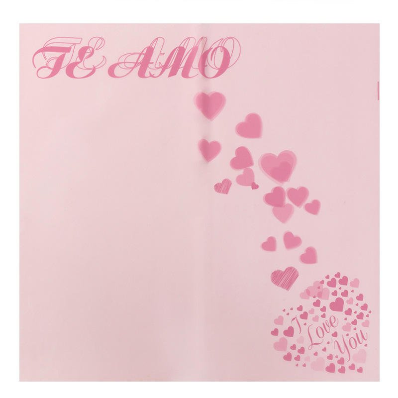 Valentine's Day DIY Waterproof Flower Art with Fresh Flower Packaging Letters Paper & Paperboards