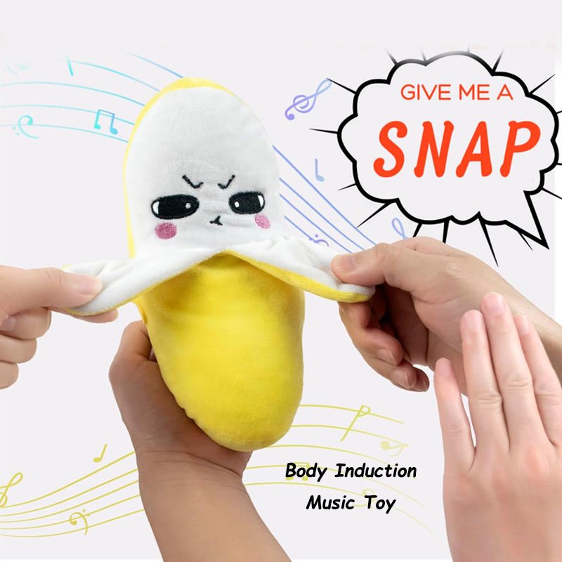 EPT Plush Fruit-Sensing Rhythm Piano Cute Body Induction Music Vegetables Sensory Dolls 0-24 Months 2026 New Arrival Promotional