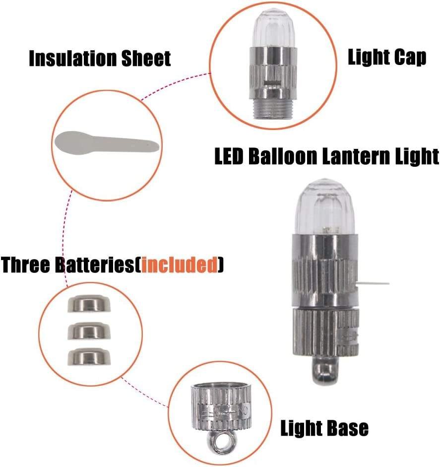 Quality Battery Operated LED Balloon Light Warm White RGB Paper Lantern for Birthday Parties Pubs Weddings