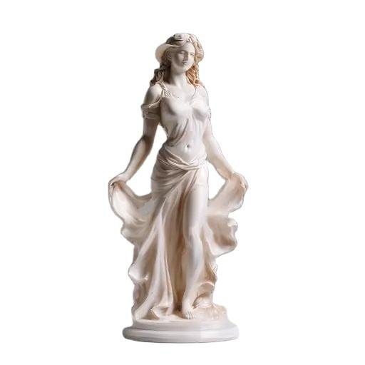 Resin Woman Statue/figurine/sculpture Tabletop Animal Gift & Crafts , Custom Polyresin for Home & Office Home Decor Eco-friendly