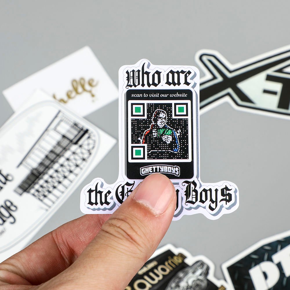 Decorative Cute Waterproof Label Stickers Personal Customization logo Sticker