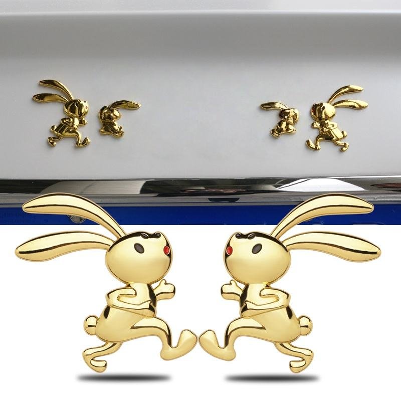 Customized 3D Zinc Alloy Waterproof Adhesive Automotive Decorative Stickers Embossed Metal Badges Labels Modern Irregular Shape