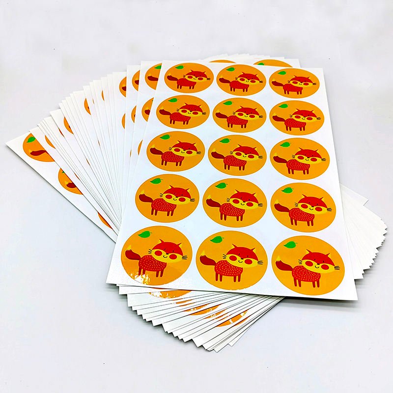 Custom UV Printed Adhesive Decorative Anime Diary Stickers-Waterproof & Eco-friendly PVC Labels