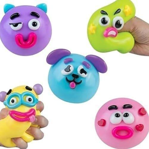 Best Selling Cute Animal Face Swap Squeeze Toy Smush & Stay Squishy Fidget Stress Relief Sensory Toy for Kids Promotional Toys