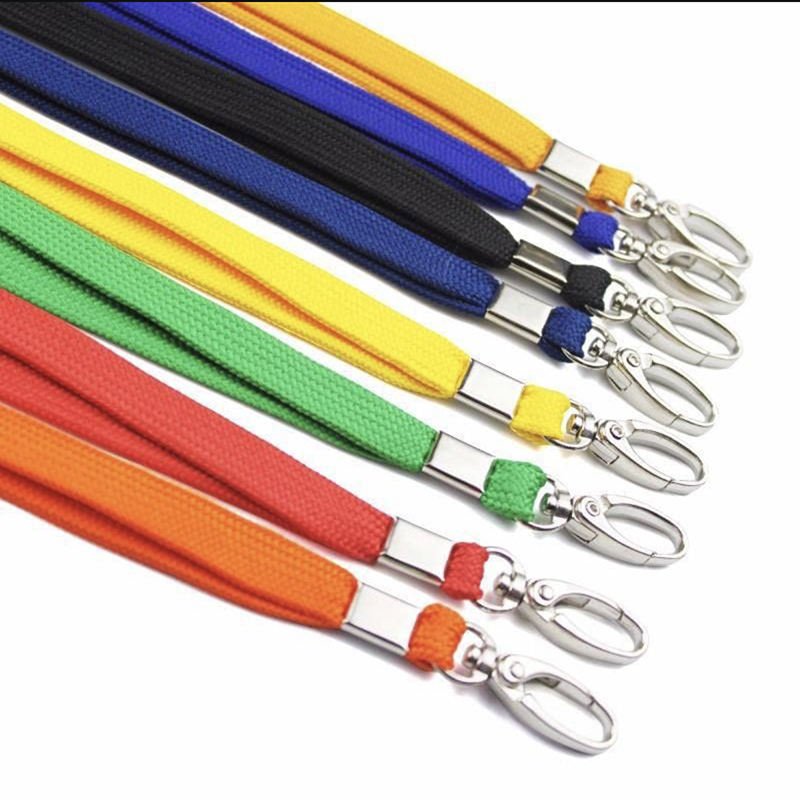 Cheap Factory Price Promotional Colorful Polyester Lanyards Ribbon Neck Lanyard for Id Badges