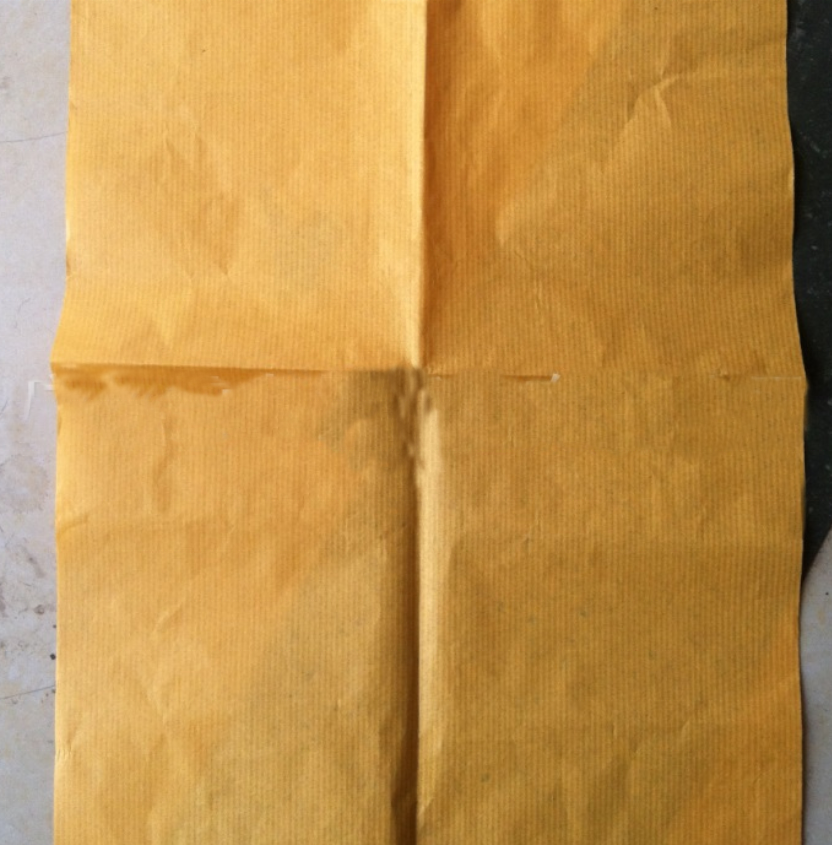 Moisture-Proof Ribbed Brown Craft Wrapping Paper