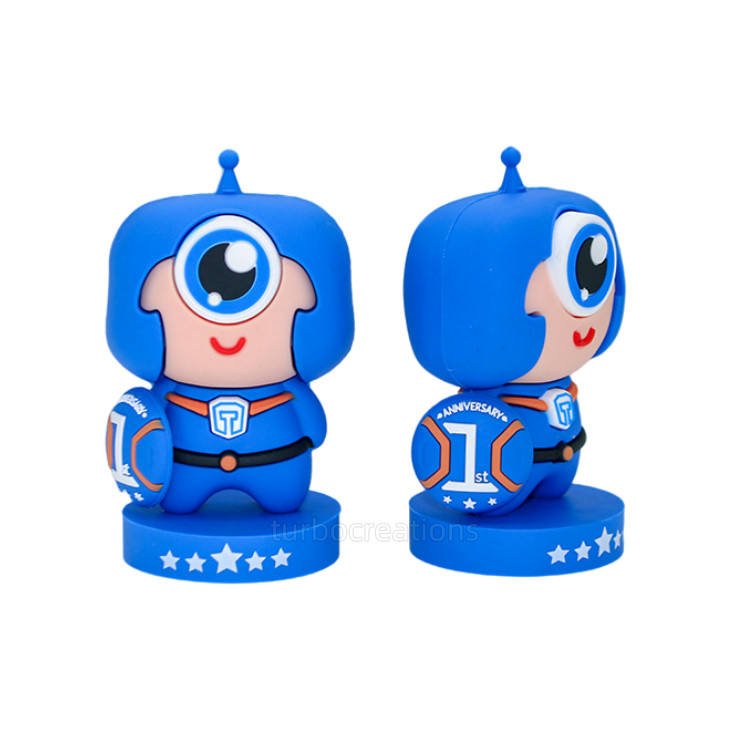 Small Animal Figurine Toys 3D PVC Action Figure Custom Logo Silicone Crafts Toys Figure for Promotional Gifts