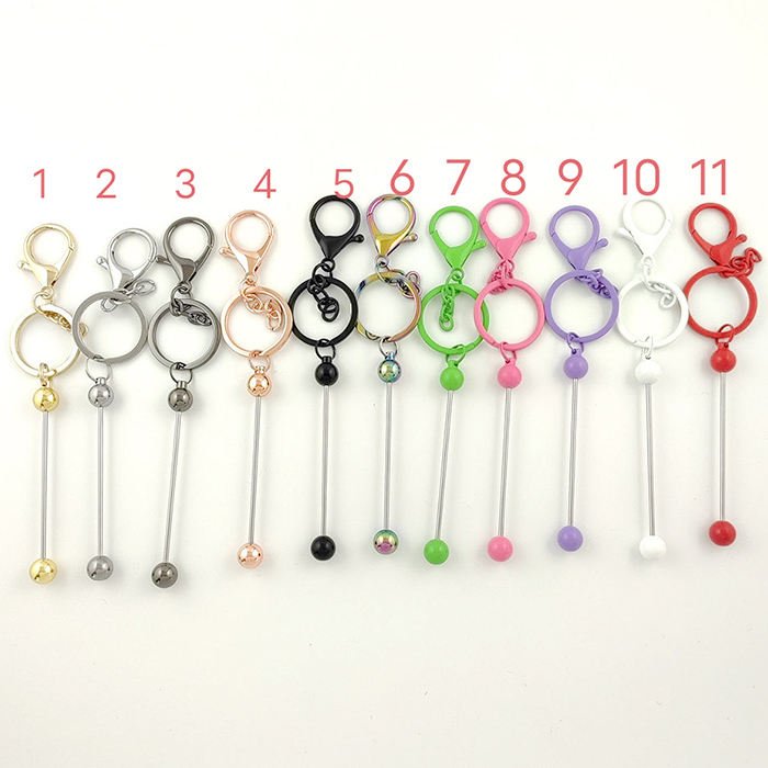 Custom DIY Pen Rods with Beaded Stainless Steel Pins Creative & Cultural Collectible Artifacts