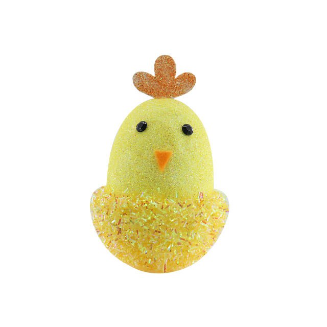 New Arrival Handmade Easter Gift Set Cute Baby Chicks Polyfoam Glitter Easter Eggs Mini Home Decorations for Wholesale