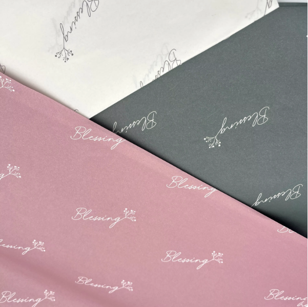 Customized 60g GSM Coated Paper Handmade Origami & Color Printing Customizable Colors Photo Frame Wrapping Tissue Paper