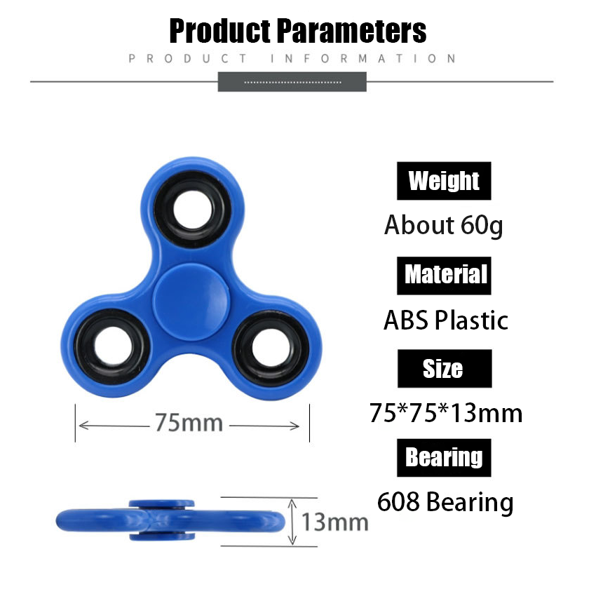 Wholesale Customized Fidget Spinner Stress Relief Toy Spinner Promotional Small Gift Advertising Gift With Custom Logo