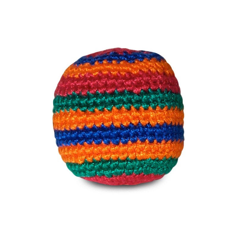 Factory Promotion Toys 20-panel Suede Leather Adult logo Print Customized Kick Ball Footbag Hacky Sack Juggling Ball