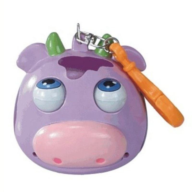 EN71 Squeezed Pvc Toys 3d Eye Plastic Key Chain