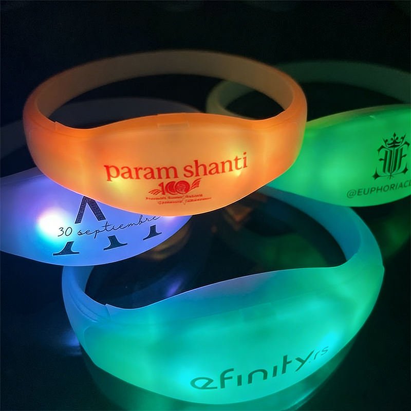 Party Supplies Led Bracelet Party Supplies Sound Activated Led Bracelet DMX Remote Controlled LED Wristband