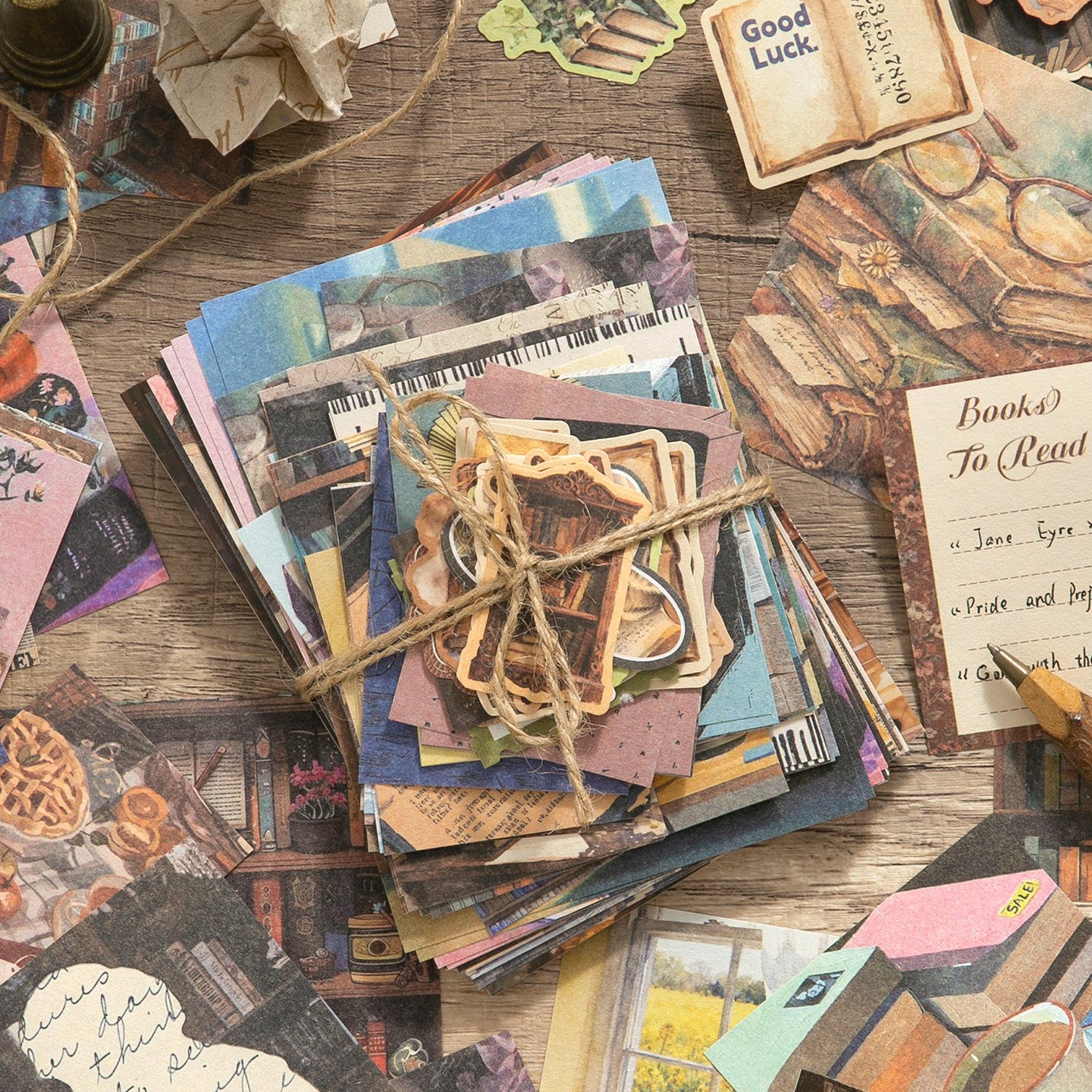 100 sheets per pack Craft paper Nostalgia Series 2.0 Vintage-style scrapbooking background paper for DIY decorations