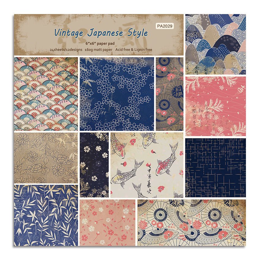 Christmas Junk Journal Patterned Paper Cardstock Scrapbook Paper
