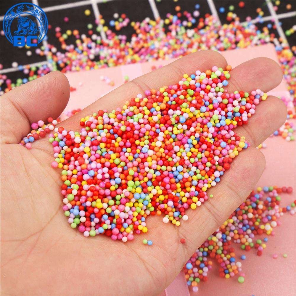 Micro Colorful DIY Making Polystyrene Styrofoam Foam Nylon Styrofoam Ball for Kids