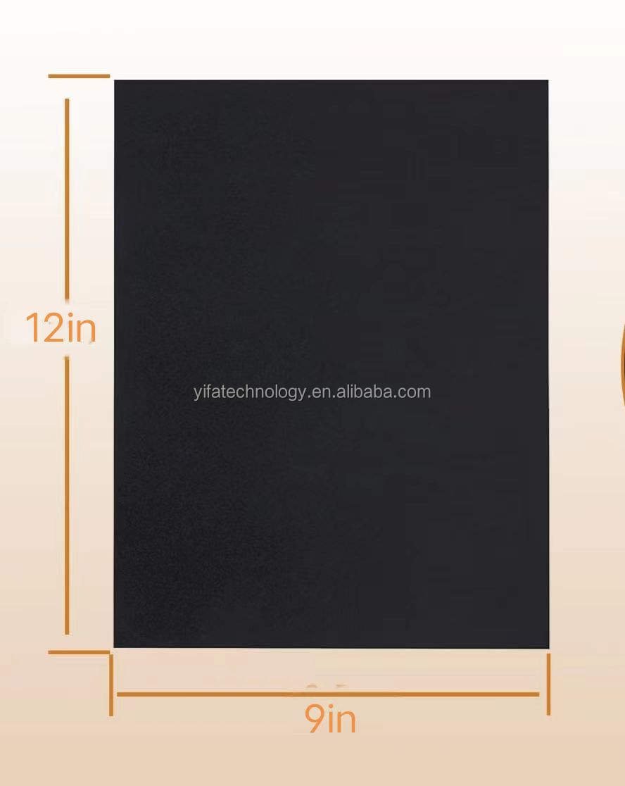 Black Cardstock Paper Sheet Heavy Cover Card Stock for DIY Crafts Cards Making