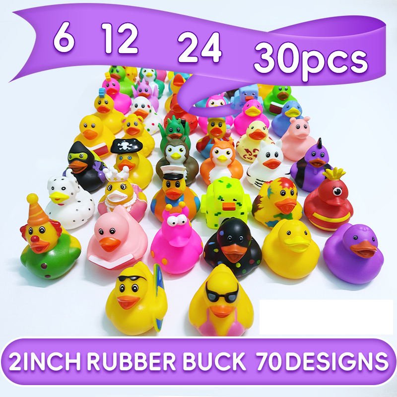 Custom Rubber Mini Duck With Logo and Shape Wholesale Kid Bath Floating Toy Sound Duck Promotional Gift