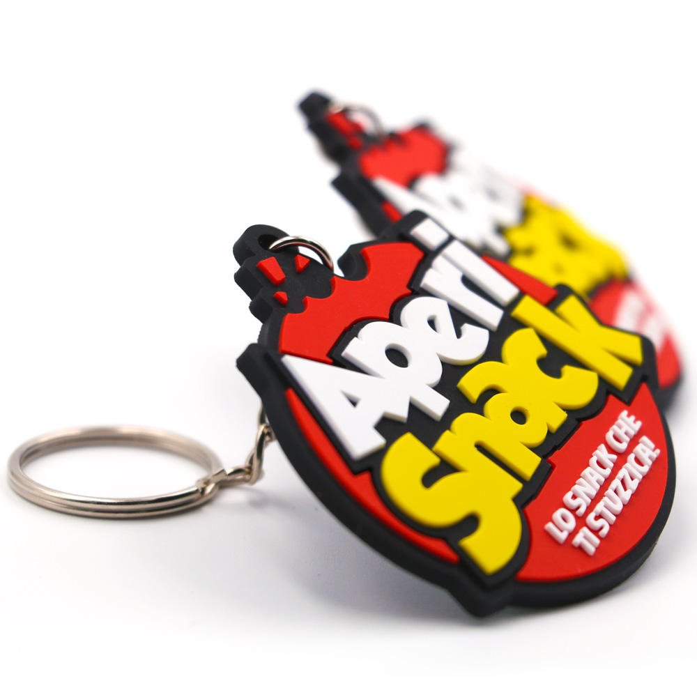 Custom Soft PVC Keychain Key Chain / Soft Rubber Keychains / Silicone Keyring 2D/3D Rubber Pvc Keychain With Your Logo Name