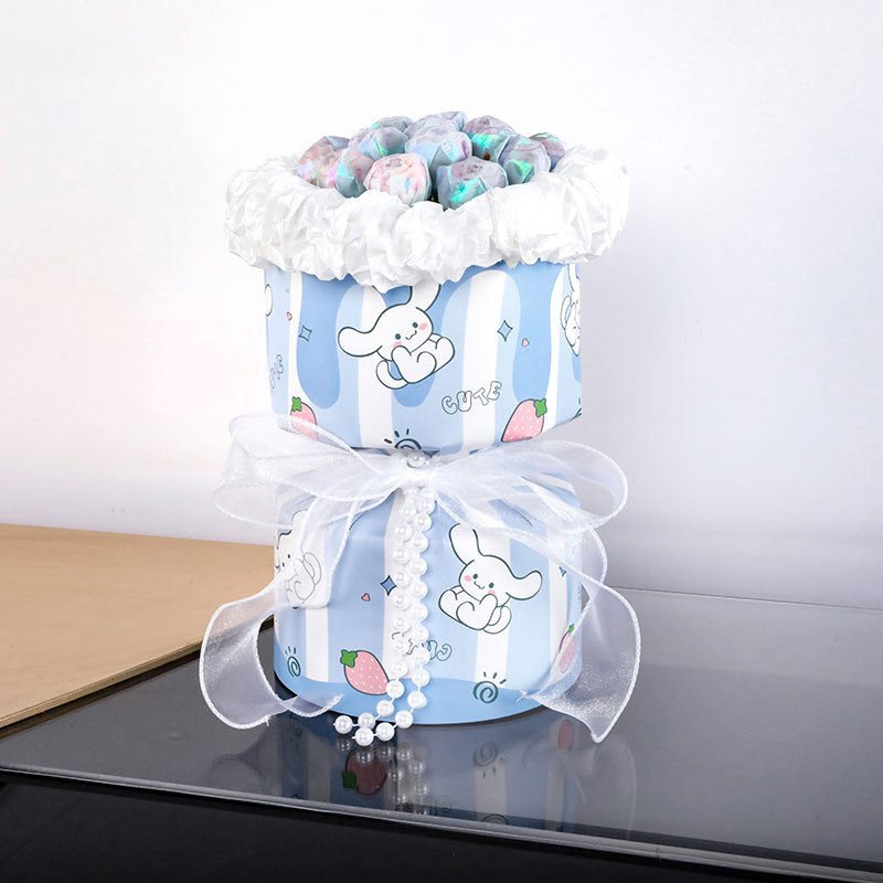 Handmade DIY Children's Day Gift Bouquets and Shaped Pieces Candy Gift Wrapping Paper for Kids' Festivities