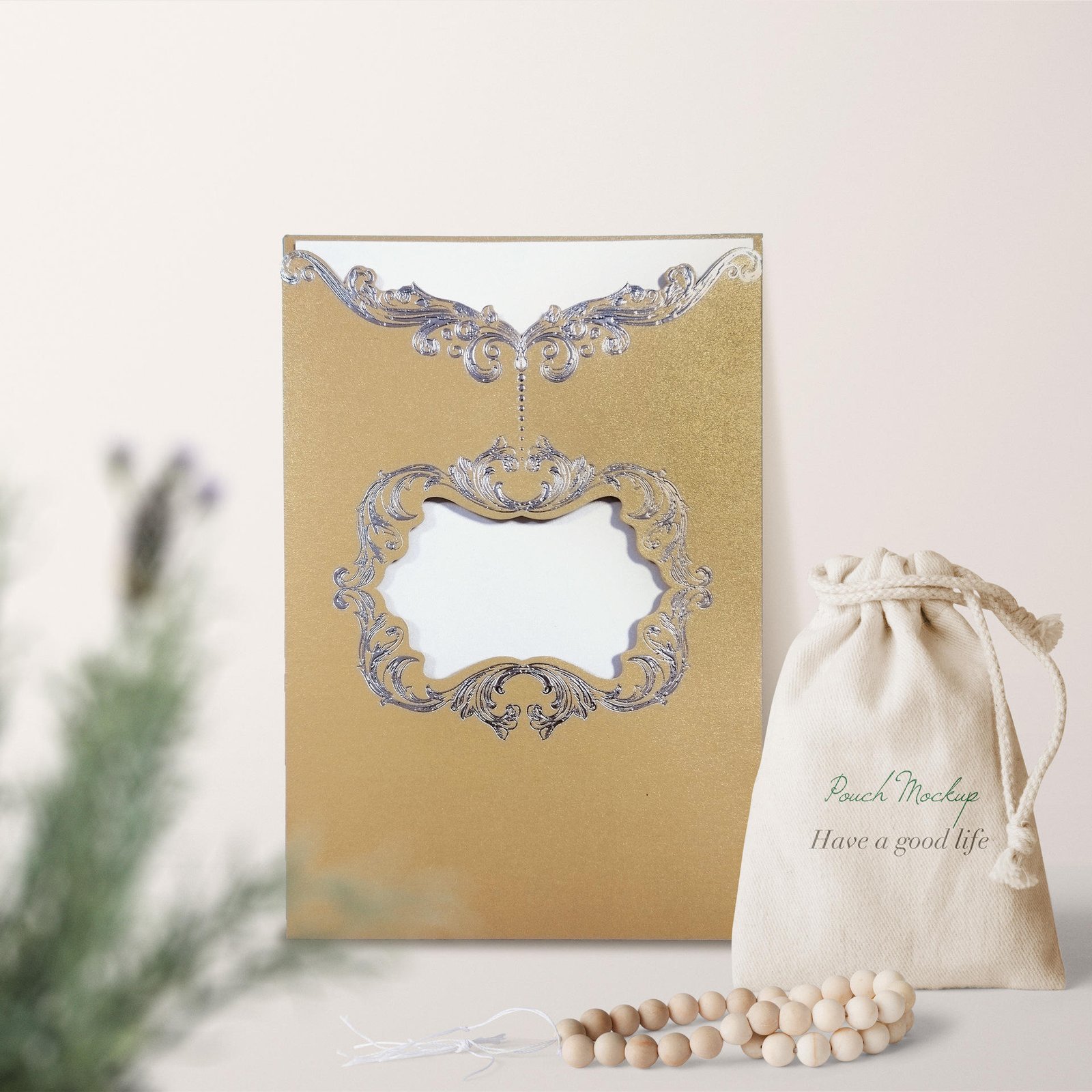 High Quality Custom Cardboard Wedding Invites with Laser-Cut Design Premium Offset Paper Envelopes Global Card